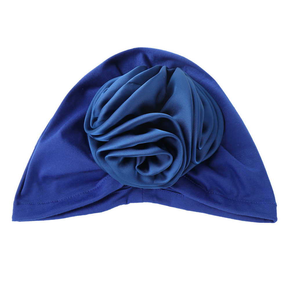 Satin Flower Hijab Hat for Women Turban Muslim Head Wrap Chemo Caps Bonnet Cover - Picture 28 of 46