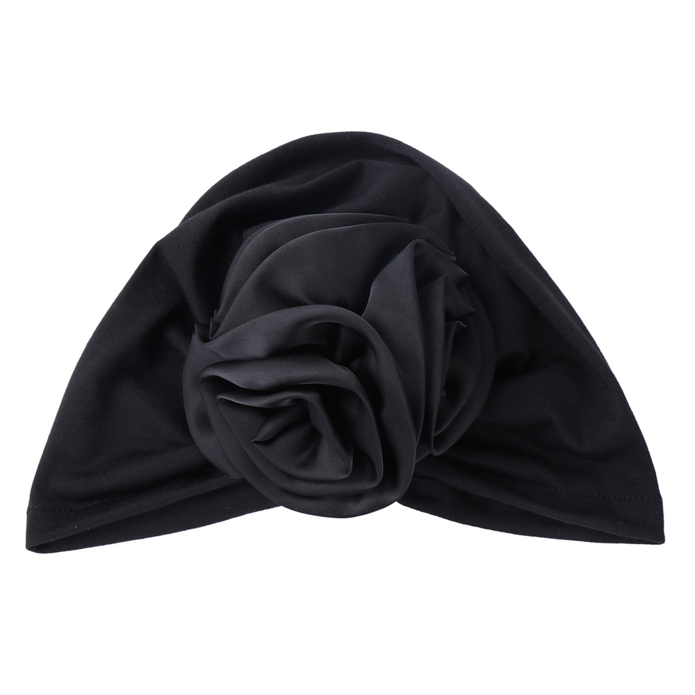 Satin Flower Hijab Hat for Women Turban Muslim Head Wrap Chemo Caps Bonnet Cover - Picture 39 of 46
