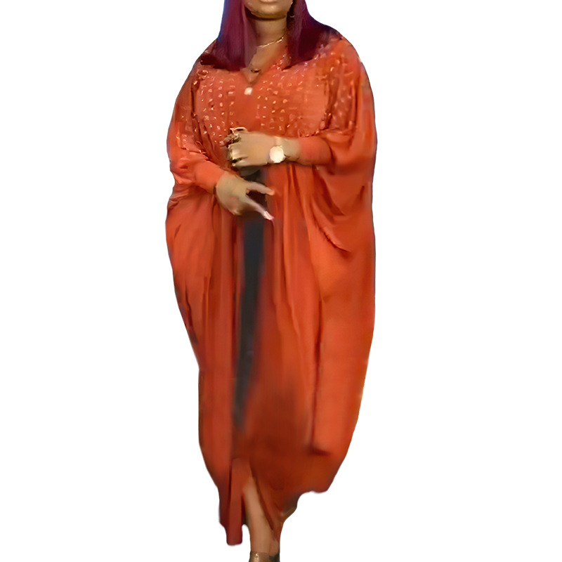 African Kaftan Oversize Abaya Women Long Dress Abaya Muslim Loose Robe Dashiki - Picture 13 of 16