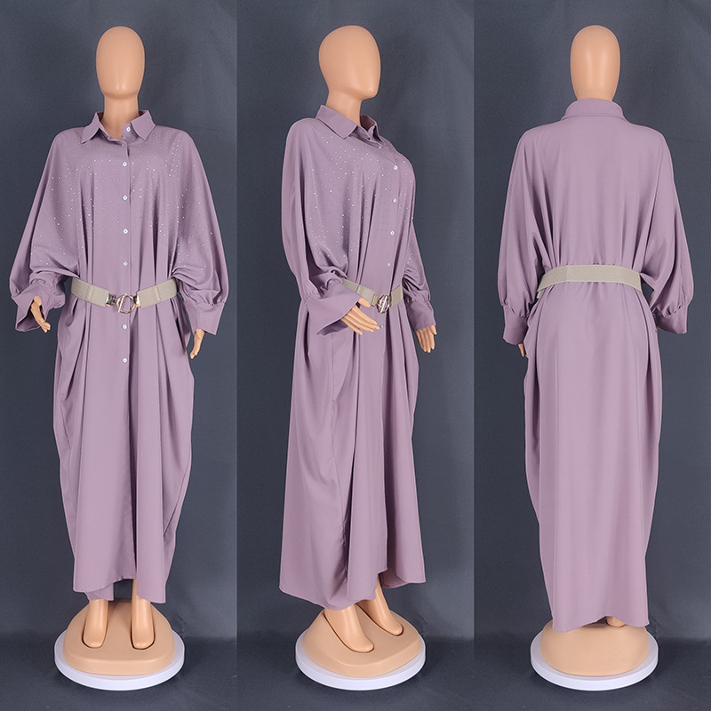 African Kaftan Oversize Abaya Women Long Dress Abaya Muslim Loose Robe Dashiki - Picture 15 of 16
