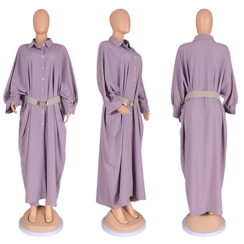 African Kaftan Oversize Abaya Women Long Dress Abaya Muslim Loose Robe Dashiki - Picture 16 of 16