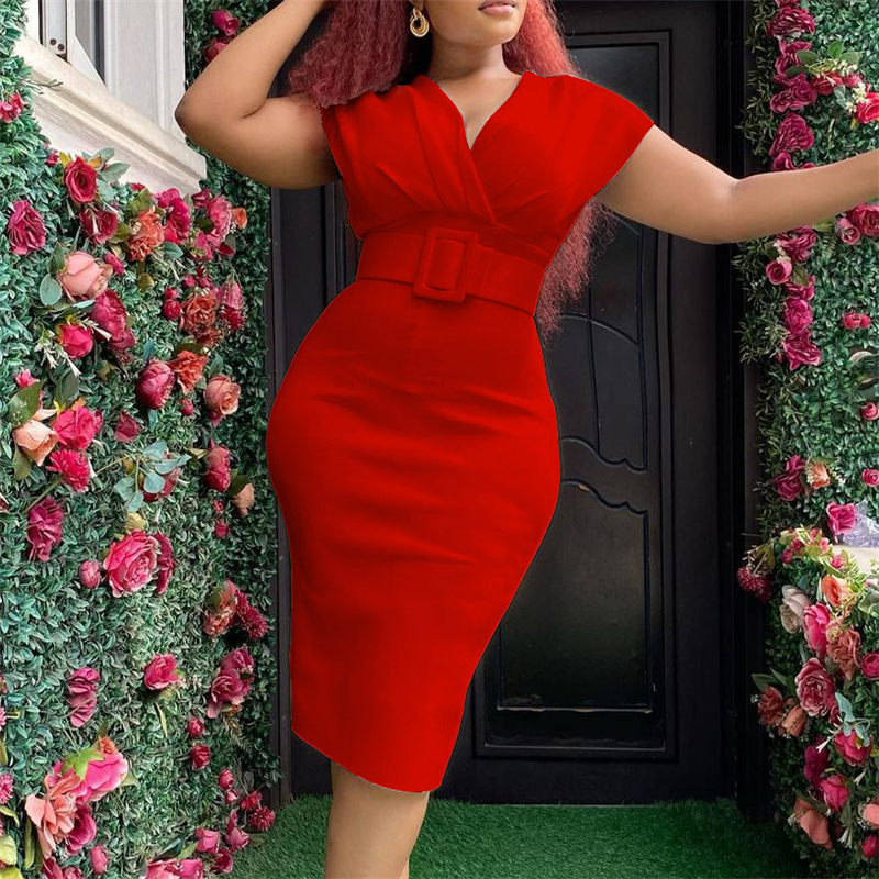 Formal plus size red 2024 dresses