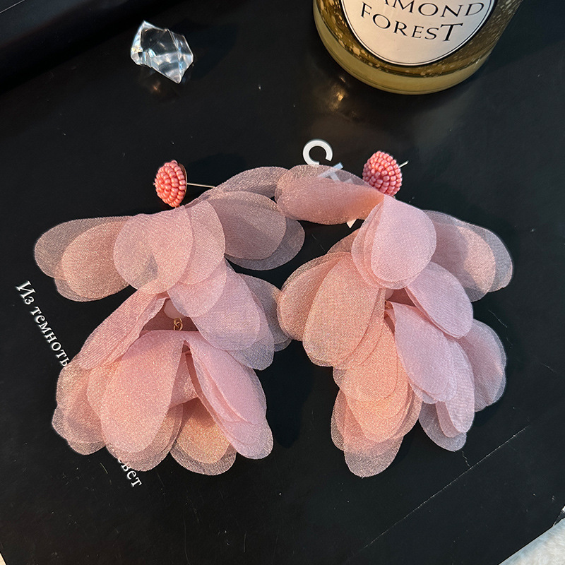 Orecchino Pendente Donna Africana Goccia di Fiore Moda Gioielli Accessorio Festa Regalo - Foto 31 di 47