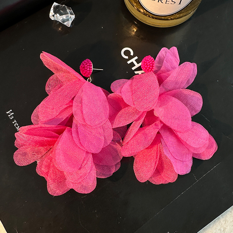 Orecchino Pendente Donna Africana Goccia di Fiore Moda Gioielli Accessorio Festa Regalo - Foto 32 di 47