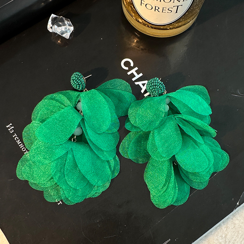 Orecchino Pendente Donna Africana Goccia di Fiore Moda Gioielli Accessorio Festa Regalo - Foto 33 di 47