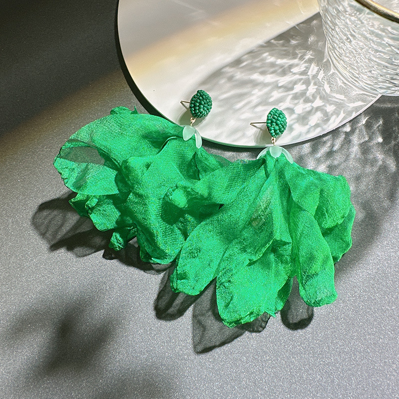 Orecchino Pendente Donna Africana Goccia di Fiore Moda Gioielli Accessorio Festa Regalo - Foto 46 di 47