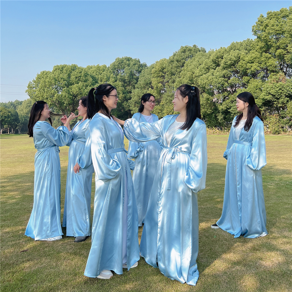 Cárdigan Abaya Dubai Kimono Abierto Caftán Musulmán Largo Dama de honor Vestido de Boda 1 pieza - Imagen 34 de 38