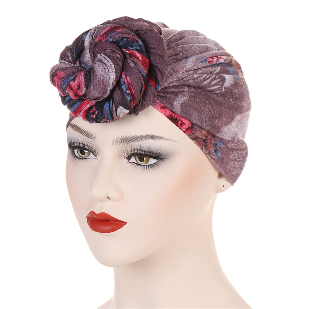 Mujeres Musulmanas Floral Pañuelo Largo Envolvente Bufanda Hiyab Turbante Bandana Gorra Sombrero Cubierta - Imagen 22 de 23