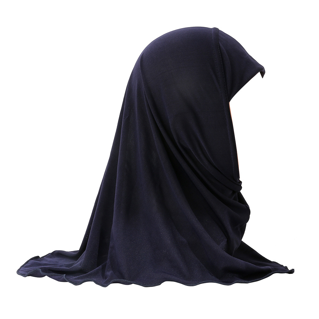 2-6Y Kids Girls Hijab Amira Turban Muslim Bonnet Shawls Headscarf Islamic Wrap - Picture 119 of 302