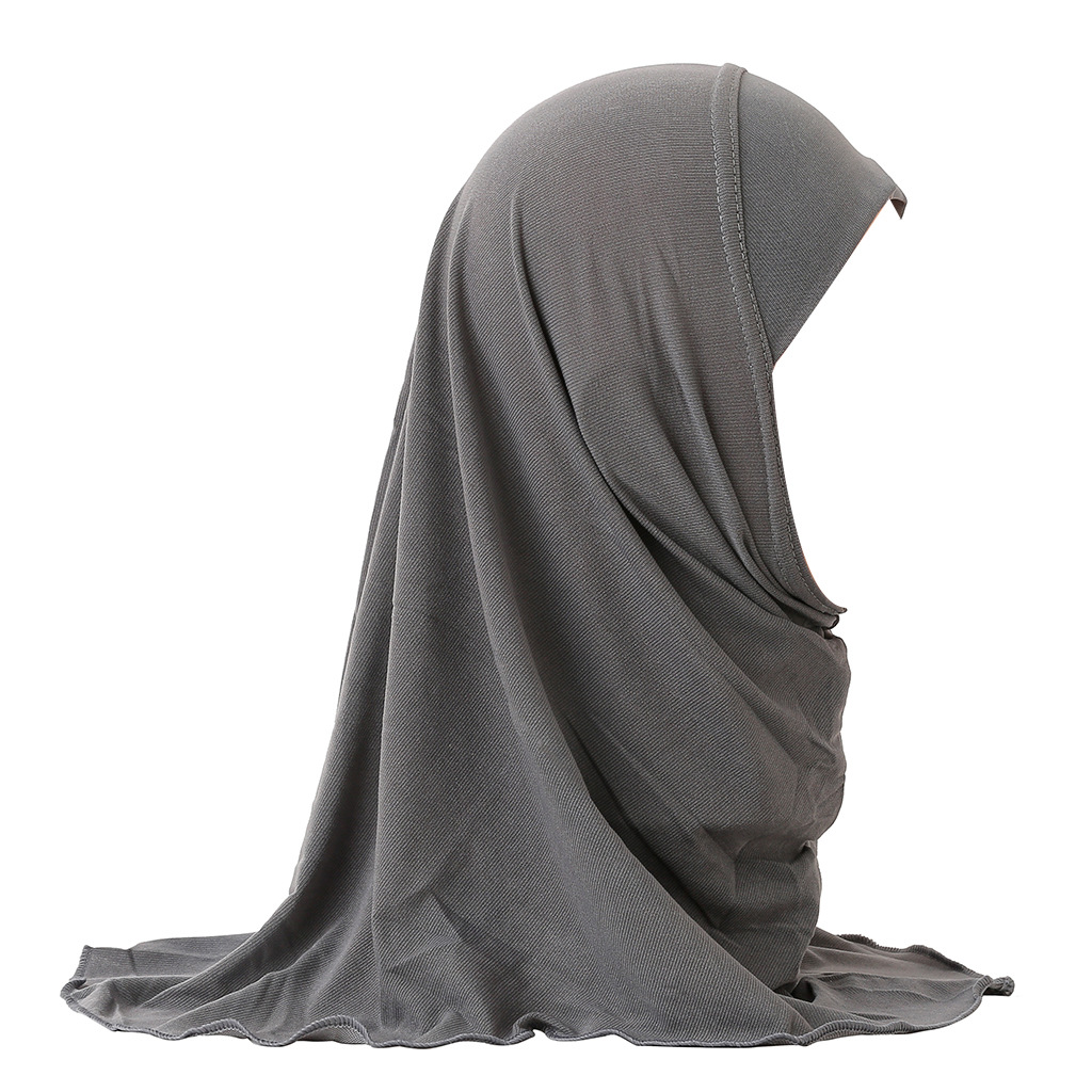 2-6Y Kids Girls Hijab Amira Turban Muslim Bonnet Shawls Headscarf Islamic Wrap - Picture 120 of 302
