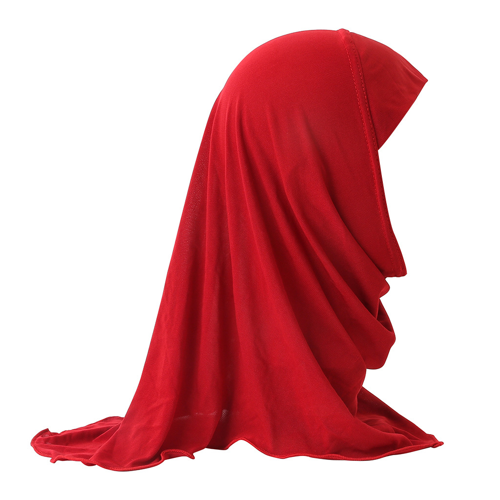 2-6Y Kids Girls Hijab Amira Turban Muslim Bonnet Shawls Headscarf Islamic Wrap - Picture 121 of 302