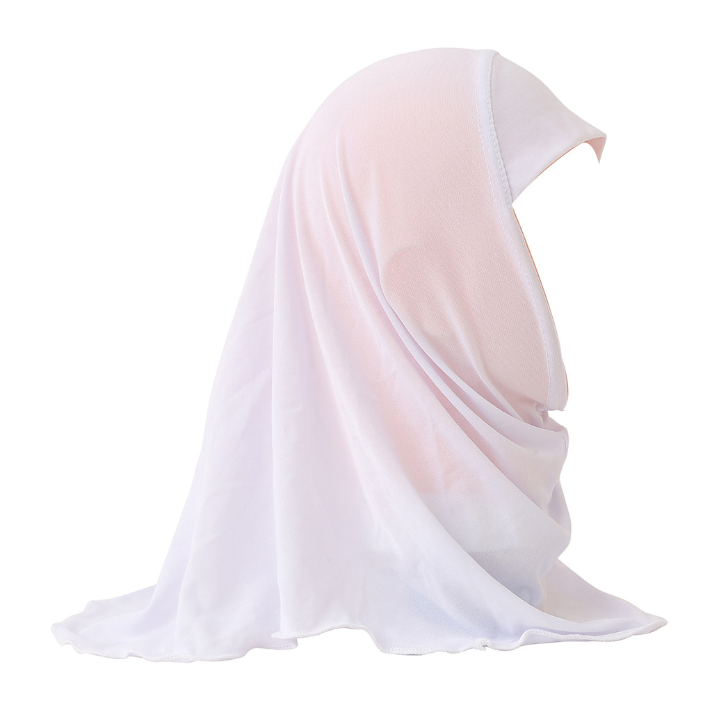 2-6Y Kids Girls Hijab Amira Turban Muslim Bonnet Shawls Headscarf Islamic Wrap - Picture 125 of 302