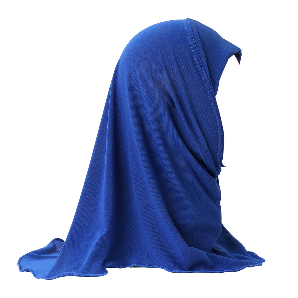 2-6Y Kids Girls Hijab Amira Turban Muslim Bonnet Shawls Headscarf Islamic Wrap - Picture 127 of 302