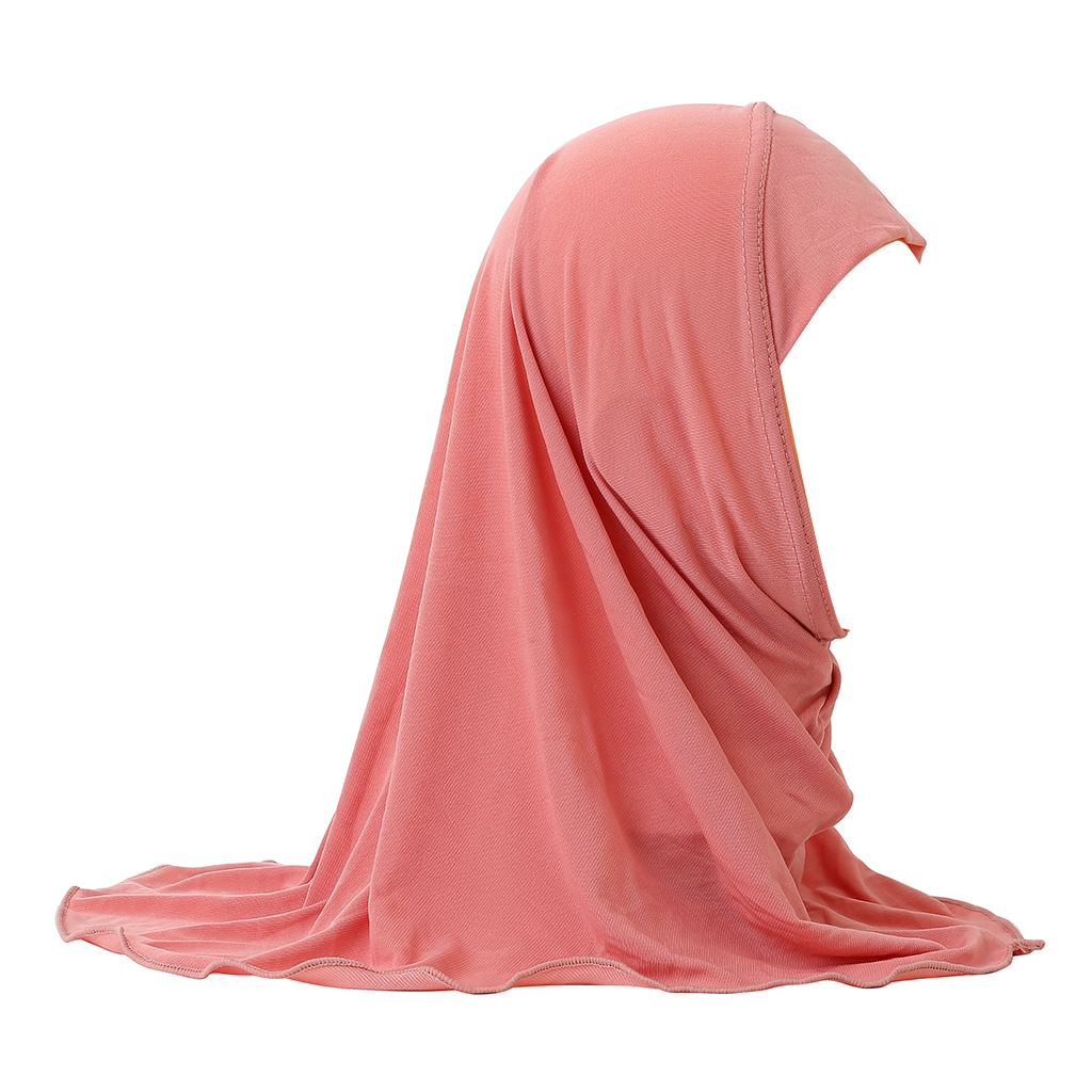 2-6Y Kids Girls Hijab Amira Turban Muslim Bonnet Shawls Headscarf Islamic Wrap - Picture 130 of 302