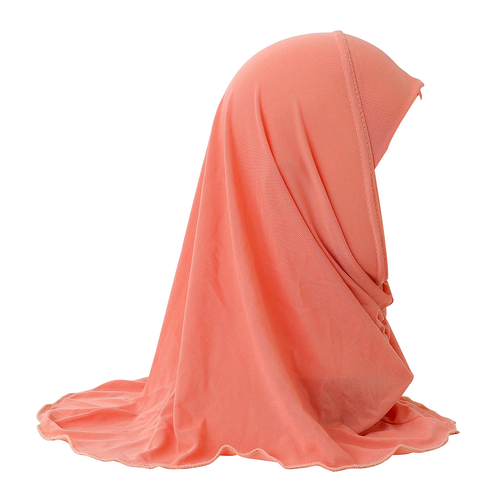 2-6Y Kids Girls Hijab Amira Turban Muslim Bonnet Shawls Headscarf Islamic Wrap - Picture 131 of 302
