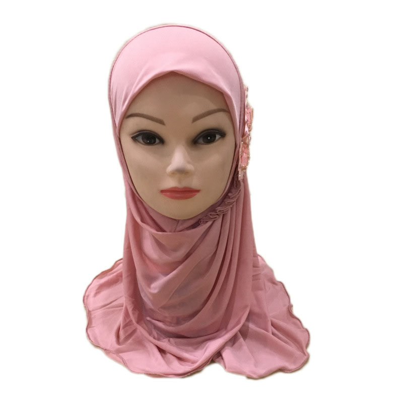 2-6Y Kids Girls Hijab Amira Turban Muslim Bonnet Shawls Headscarf Islamic Wrap - Picture 157 of 302