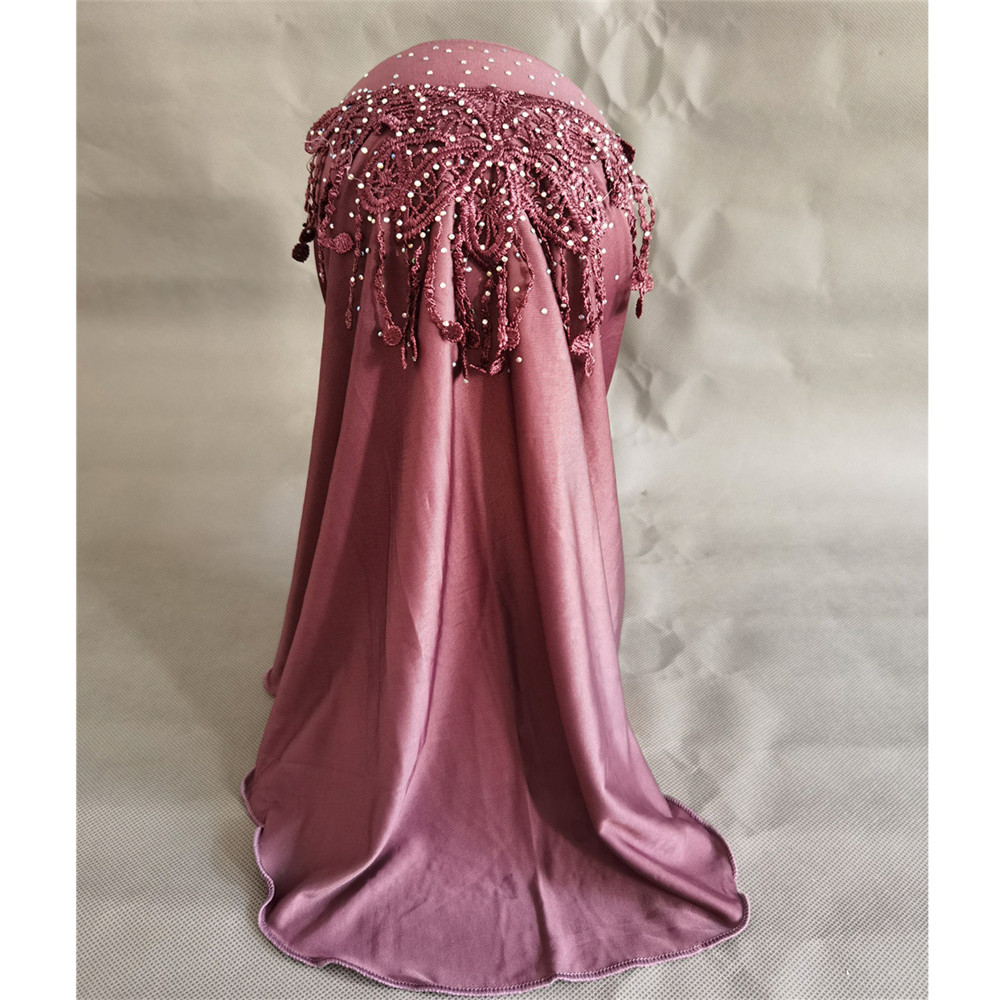 2-6Y Kids Girls Hijab Amira Turban Muslim Bonnet Shawls Headscarf Islamic Wrap - Picture 165 of 302