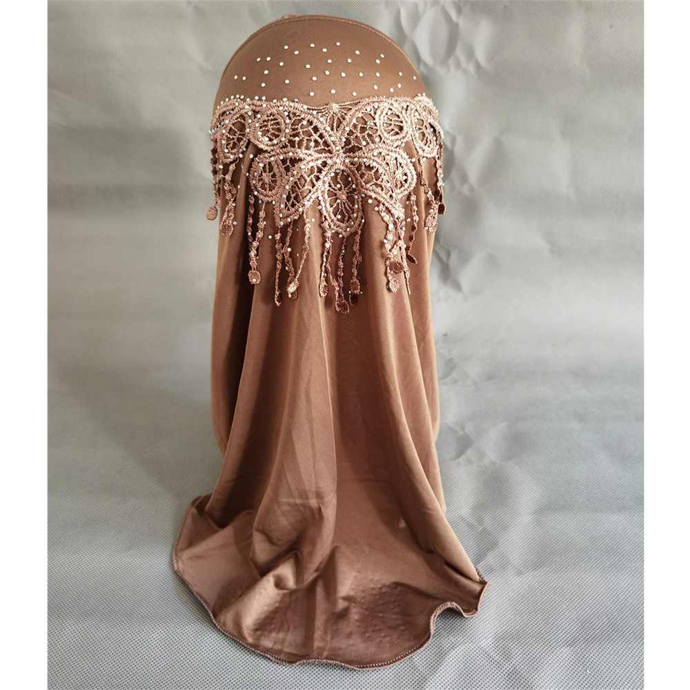 2-6Y Kids Girls Hijab Amira Turban Muslim Bonnet Shawls Headscarf Islamic Wrap - Picture 168 of 302