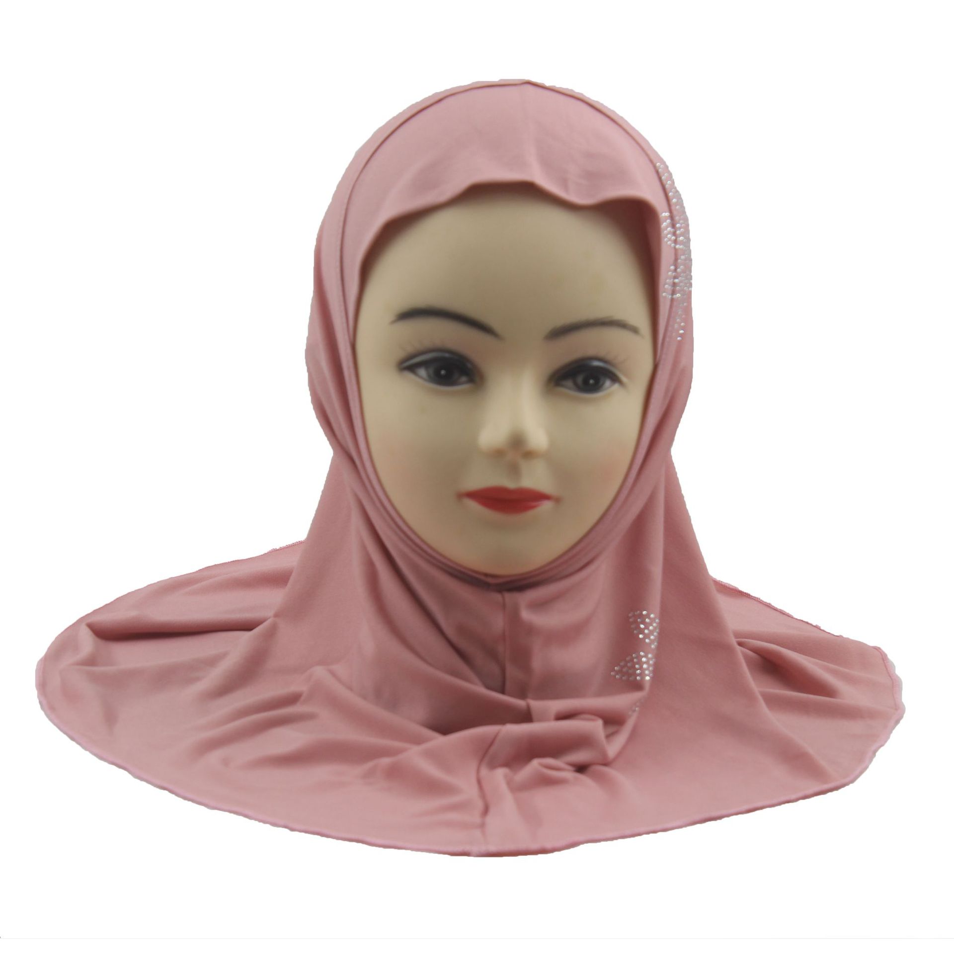 2-6Y Kids Girls Hijab Amira Turban Muslim Bonnet Shawls Headscarf Islamic Wrap - Picture 203 of 302