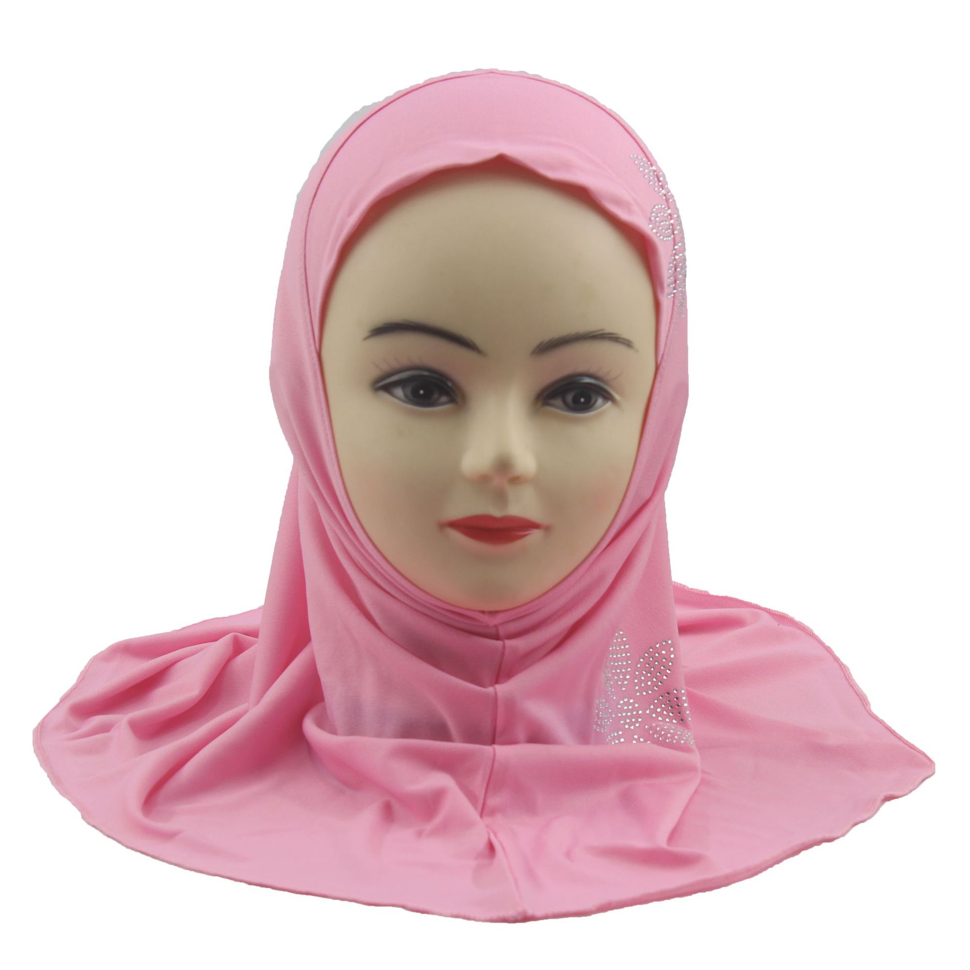 2-6Y Kids Girls Hijab Amira Turban Muslim Bonnet Shawls Headscarf Islamic Wrap - Picture 206 of 302
