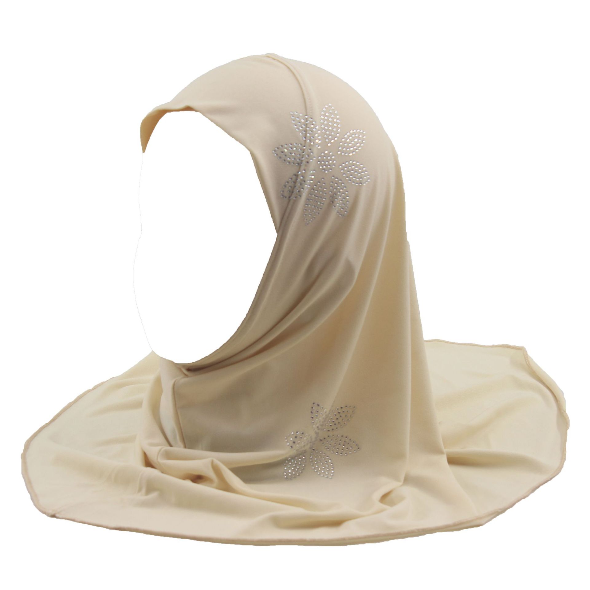 2-6Y Kids Girls Hijab Amira Turban Muslim Bonnet Shawls Headscarf Islamic Wrap - Picture 212 of 302