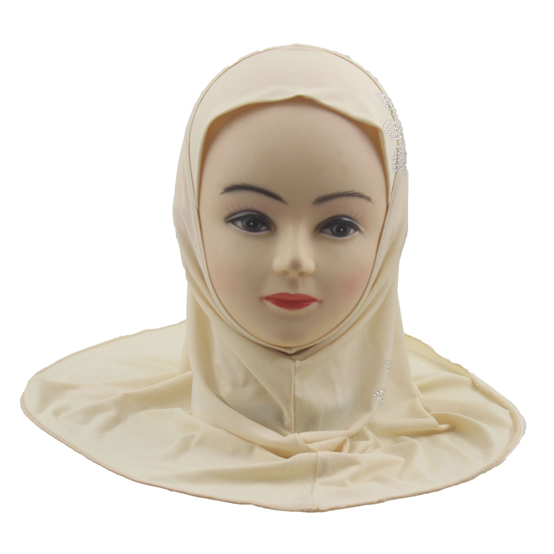 2-6Y Kids Girls Hijab Amira Turban Muslim Bonnet Shawls Headscarf Islamic Wrap - Picture 213 of 302