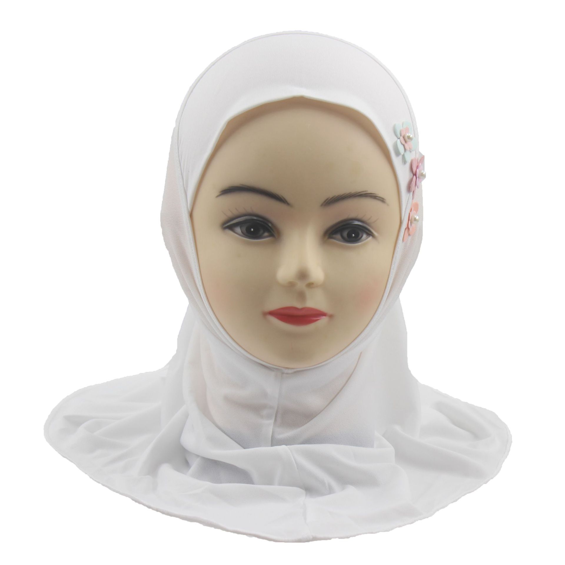 2-6Y Kids Girls Hijab Amira Turban Muslim Bonnet Shawls Headscarf Islamic Wrap - Picture 246 of 302