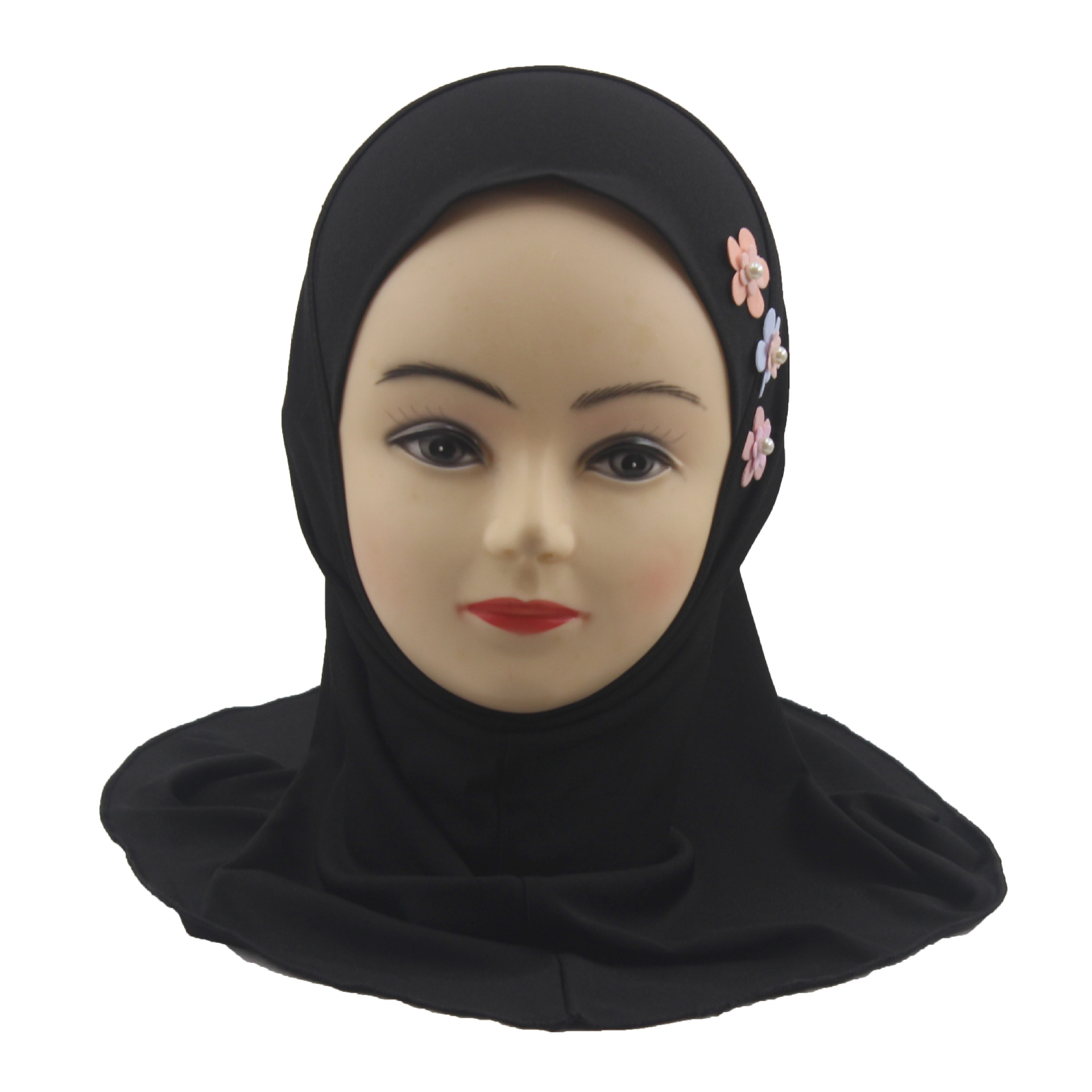 2-6Y Kids Girls Hijab Amira Turban Muslim Bonnet Shawls Headscarf Islamic Wrap - Picture 263 of 302