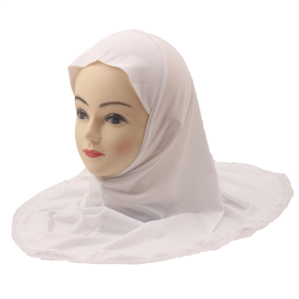 2-6Y Kids Girls Hijab Amira Turban Muslim Bonnet Shawls Headscarf Islamic Wrap - Picture 269 of 302