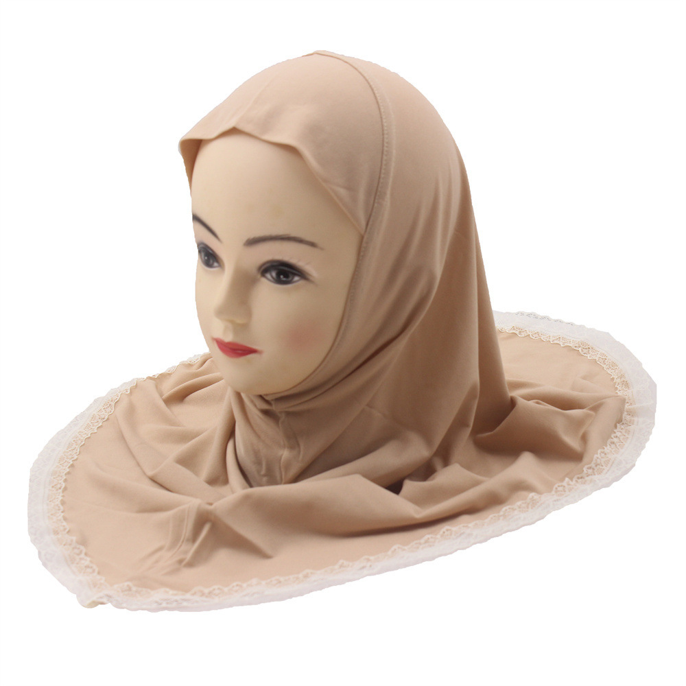 2-6Y Kids Girls Hijab Amira Turban Muslim Bonnet Shawls Headscarf Islamic Wrap - Picture 274 of 302