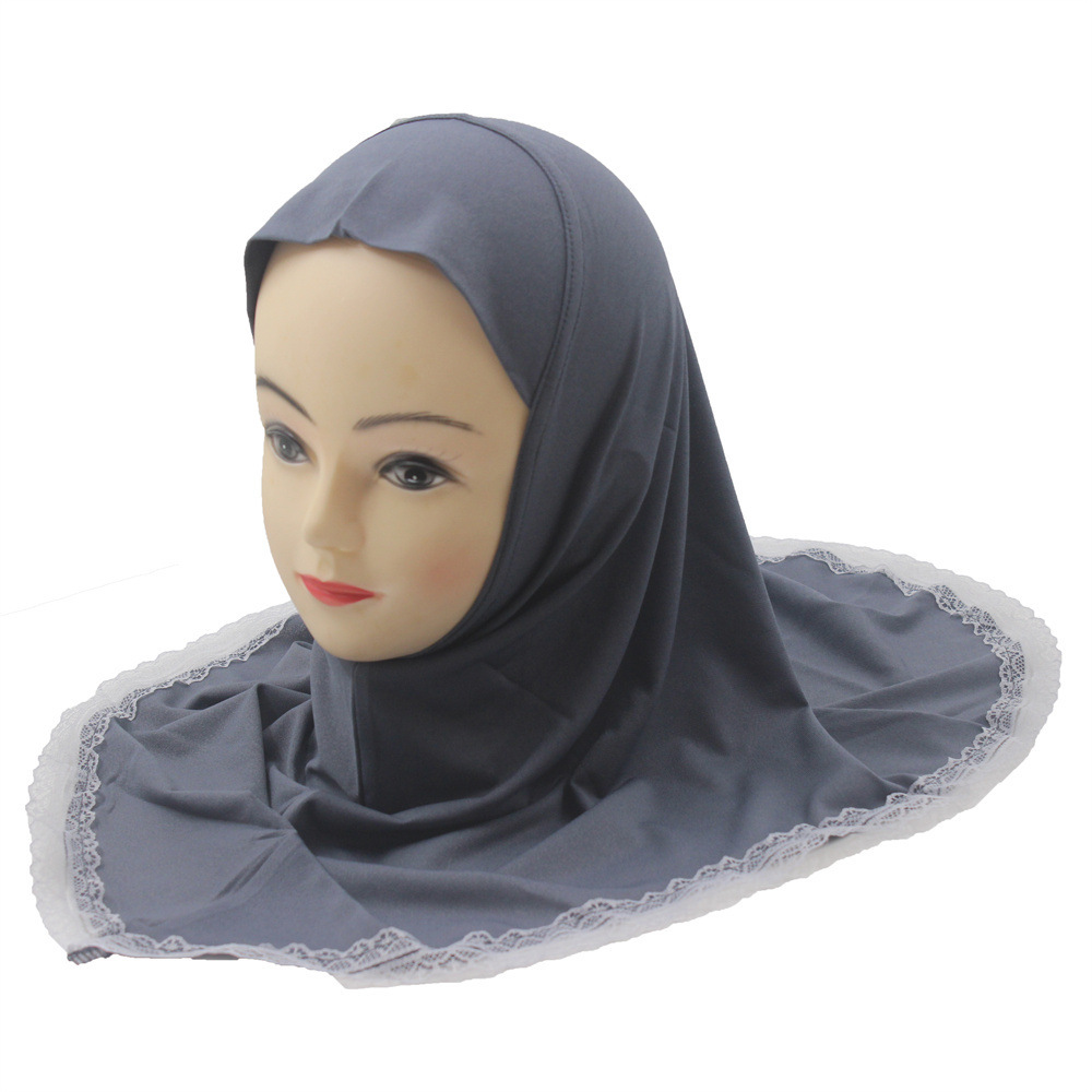 2-6Y Kids Girls Hijab Amira Turban Muslim Bonnet Shawls Headscarf Islamic Wrap - Picture 276 of 302