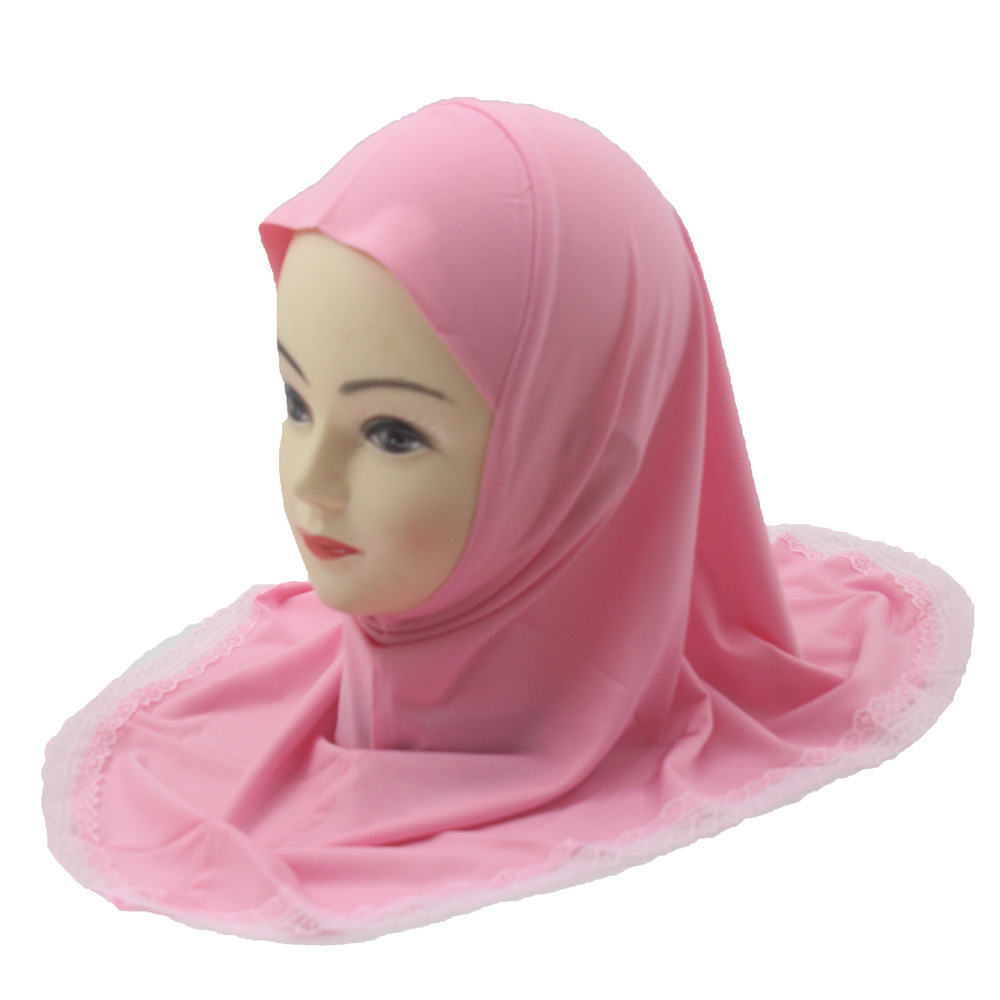 2-6Y Kids Girls Hijab Amira Turban Muslim Bonnet Shawls Headscarf Islamic Wrap - Picture 277 of 302
