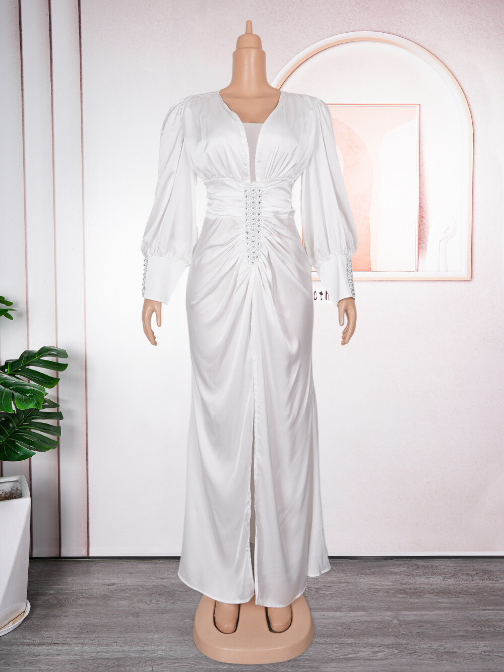 Maxi Vestido Largo de Noche Africano Dashiki Mujeres Bodycon Cóctel Fiesta Baile Vestido - Imagen 57 de 67