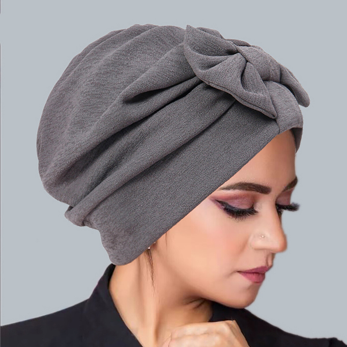 Hijab Women Hair Loss Caps Muslim Pleated Turban Wrap Headscarf Beanie Hat Cover - Picture 15 of 45