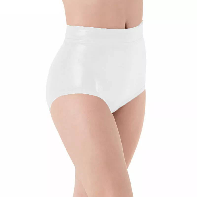 Women's Shorts Shiny Underpants Sports Lycra Tight Dance Girls Performance Waist - Afbeelding 32 van 37