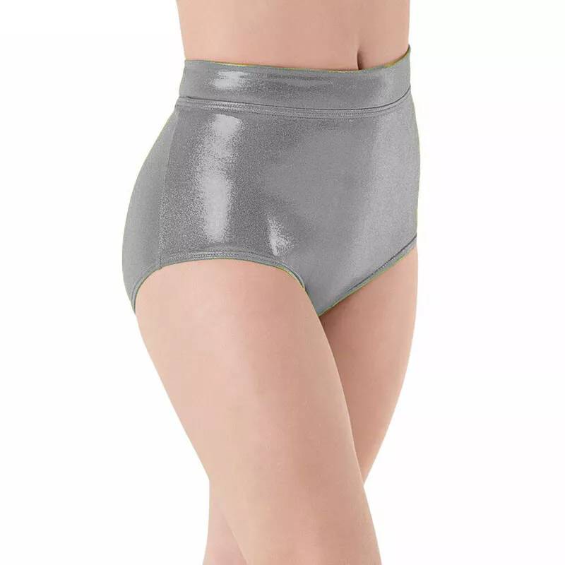 Women's Shorts Shiny Underpants Sports Lycra Tight Dance Girls Performance Waist - Afbeelding 36 van 37