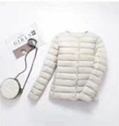 Winter Lightweight Down Jacket Women's Round Neck Short Plus Size Lightweight - Picture 17 of 19