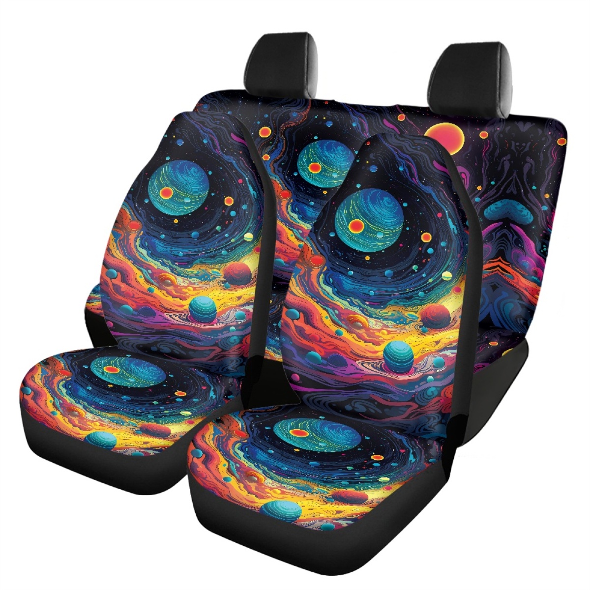 Space Planet - Various Styles of Car Anti Fouling Front and Rear Seat Covers - Picture 25 of 38