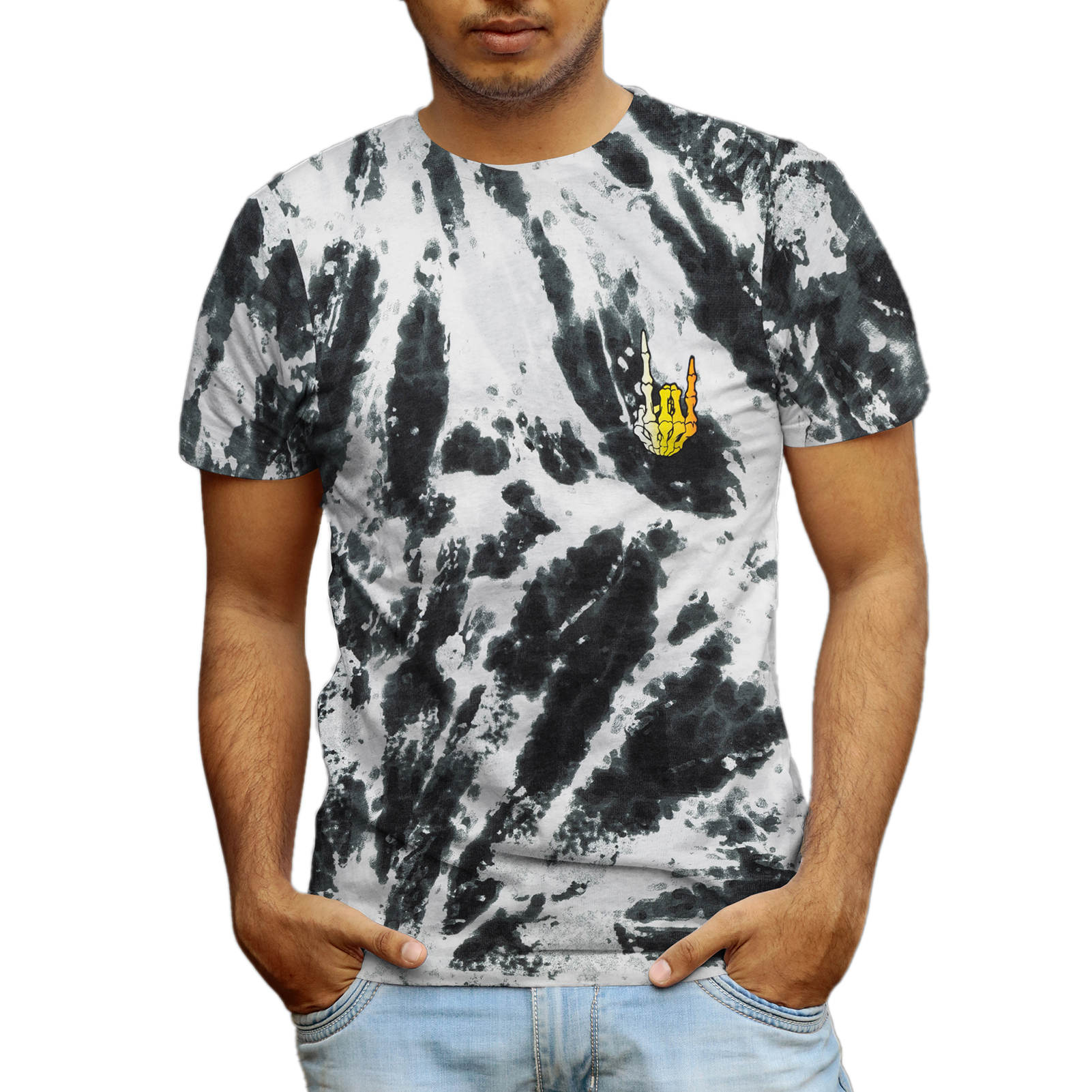 Beautiful Giant Men’s Classic Crew Neck Skull Style T-Shirt Regular Sport Tee