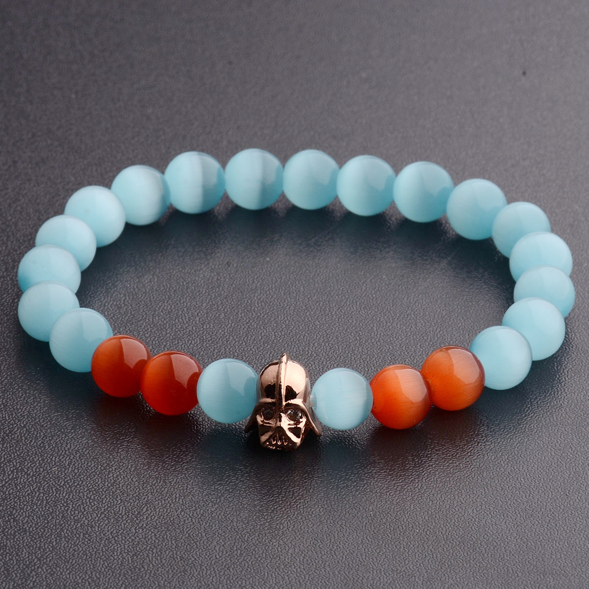 Opal Cat Eye Stone Beaded Bracelet Fashion Handmade Bracelets for Men Women Gift - Picture 10 of 11