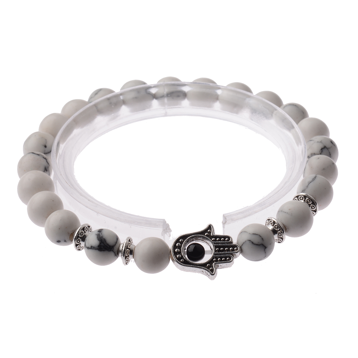 Fashion Turkey Lucky Evil Eye Bracelet Stone Beaded Bracelets Men Women Jewelry - Photo 13 sur 22