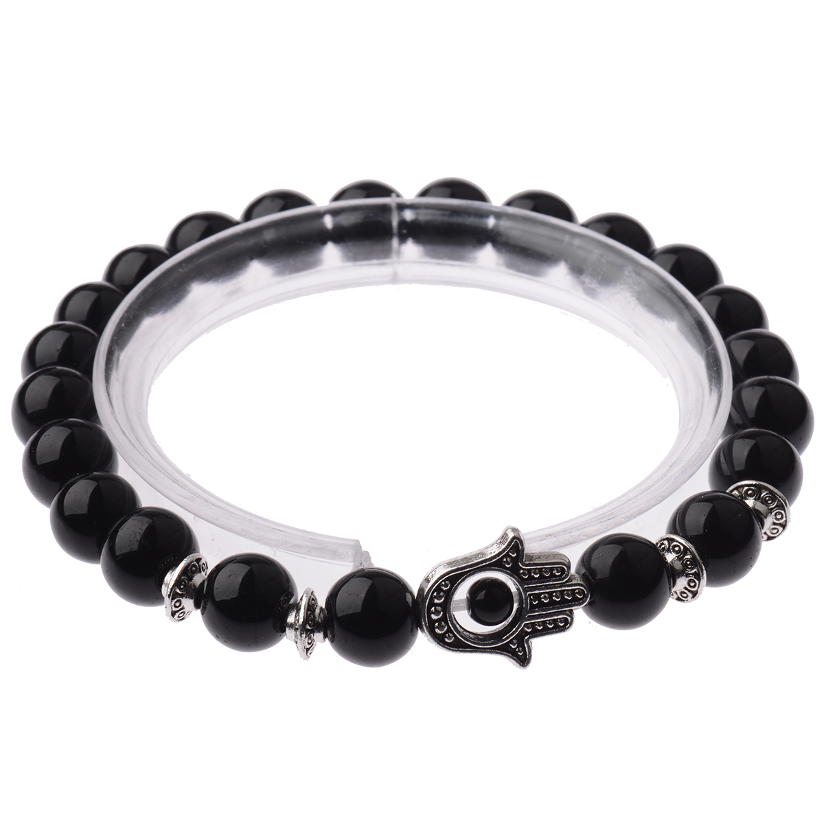 Fashion Turkey Lucky Evil Eye Bracelet Stone Beaded Bracelets Men Women Jewelry - Photo 15 sur 22