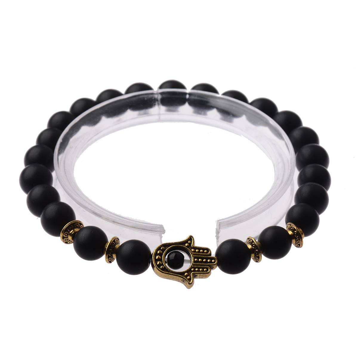 Fashion Turkey Lucky Evil Eye Bracelet Stone Beaded Bracelets Men Women Jewelry - Photo 18 sur 22