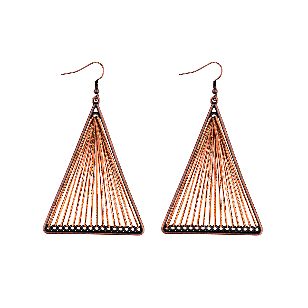 Bohemia Big Round Geometric Drop Earrings Women Colorful Water Drop Earring Gift - Picture 21 of 29