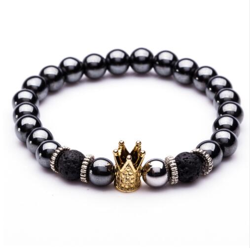 Weight Loss Hematite Stone Beaded Bracelet Handmade Bracelets for Men Women - Picture 11 of 17