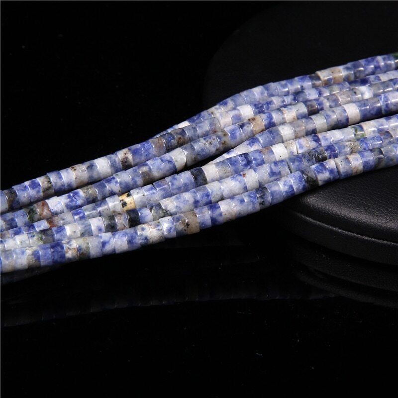 2x4mm 15'' Natural Gemstone Heishi Spacer Beads Loose for Jewelry Making DIY - Picture 38 of 48