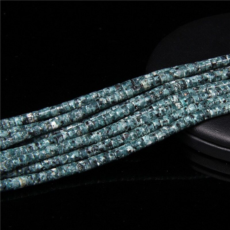 2x4mm 15'' Natural Gemstone Heishi Spacer Beads Loose for Jewelry Making DIY - Picture 40 of 48
