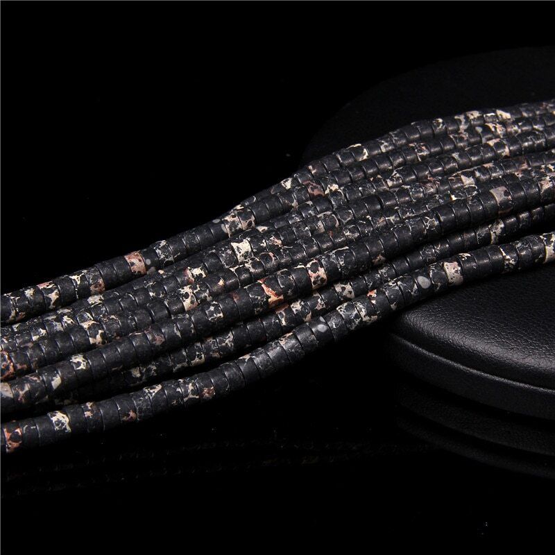 2x4mm 15'' Natural Gemstone Heishi Spacer Beads Loose for Jewelry Making DIY - Picture 42 of 48