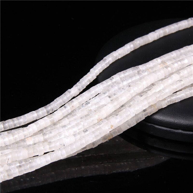 2x4mm 15'' Natural Gemstone Heishi Spacer Beads Loose for Jewelry Making DIY - Picture 46 of 48