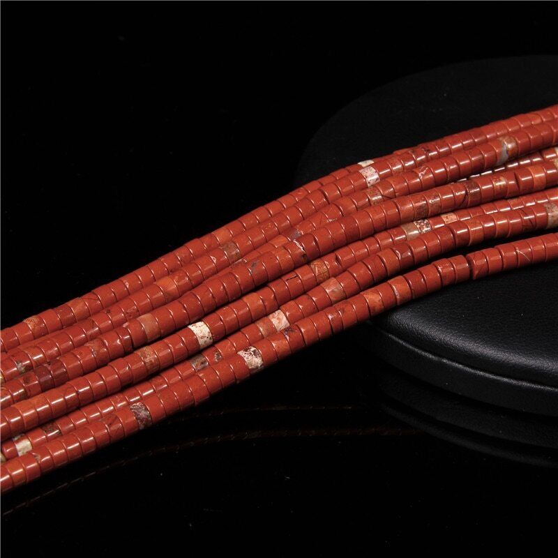 2x4mm 15'' Natural Gemstone Heishi Spacer Beads Loose for Jewelry Making DIY - Picture 16 of 48